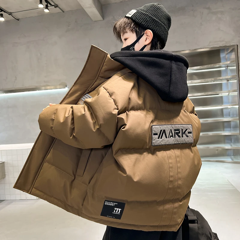 男童羽绒服2024新款大儿童冬装男孩加厚免洗外套冬季洋气白鸭绒潮