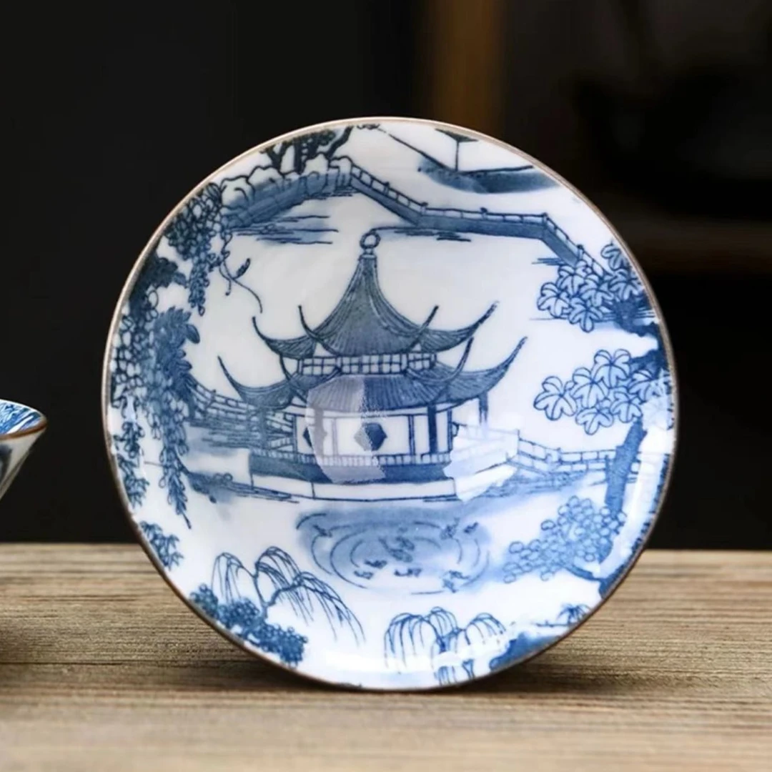 亭楼玉阁斗笠青瓷杯  粉丝福利  茶杯 主人杯 高端茶器 好杯