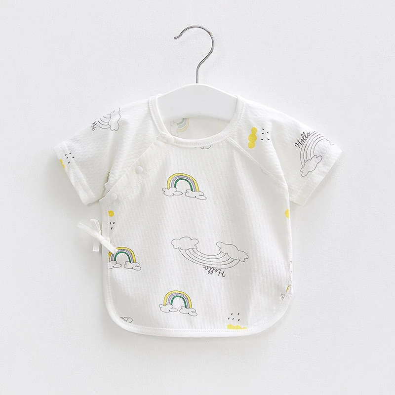 【小明与小红】 纯棉无骨短袖 空调服 半背衣 夏季薄款