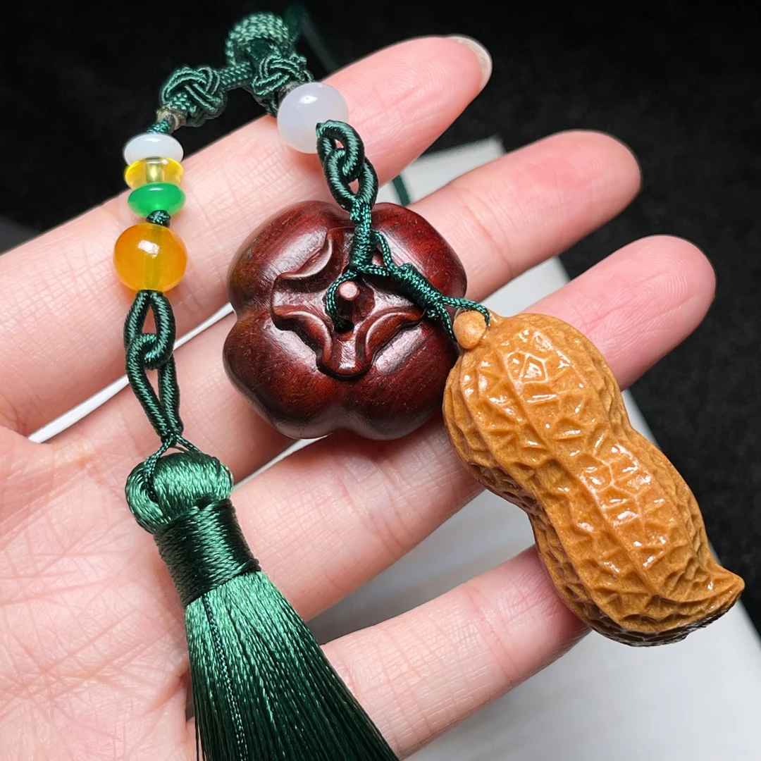 H【麦子家族】檀木包挂车挂百搭经典礼物送礼DJQF002