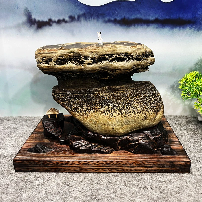 福建华安玉天然水冲九龙壁奇石产地石农价客厅办公室玄关精品摆件
