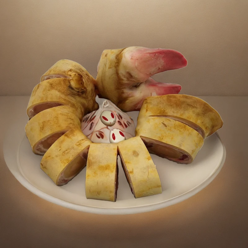 新鲜黄牛蹄纯手工去毛不泡水不漂白营养健康原味鲜牛蹄子美味鲜香