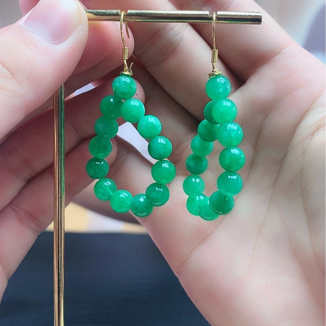 【闪购商品】翡翠耳饰未镶嵌