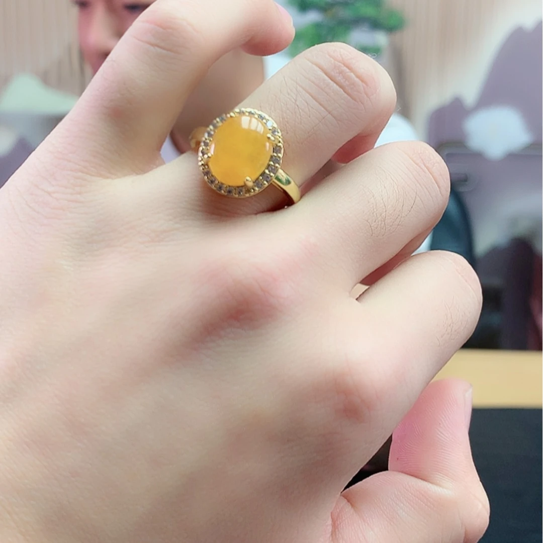 【闪购商品】琥珀戒指未镶嵌