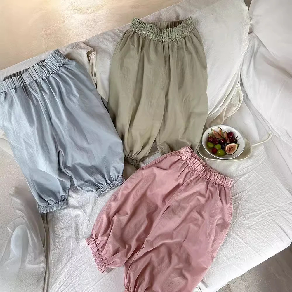 儿童花边防蚊裤242099