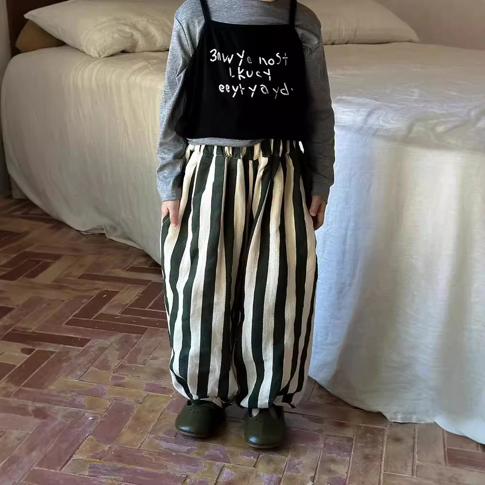 儿童条纹灯笼裤24657