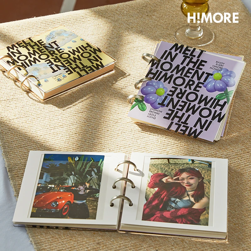 himore【亚克力相册】爱心个性精致简约台式甜酷亚克力封面相册