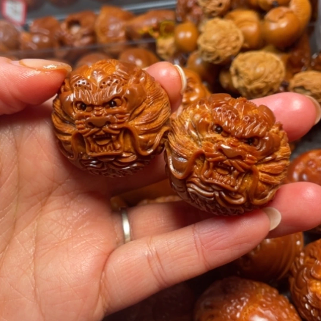 【闪购商品】橄榄核吊坠北***度龙球