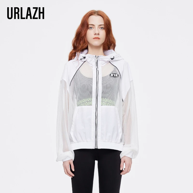 URLAZH有兰夏季新款洋气时尚轻薄连帽宽松休闲短外套女IL2JA08