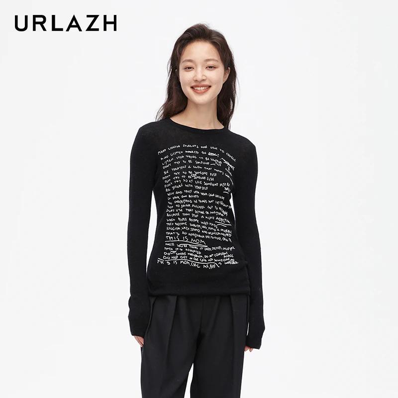 URLAZH有兰修身针织打底衫内搭EM4KT09