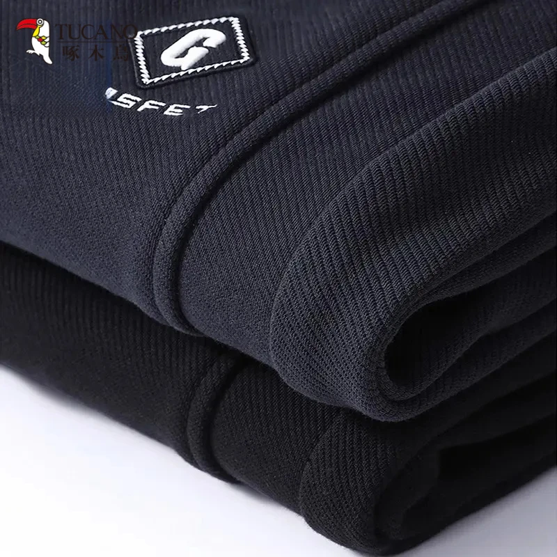 啄木鸟休闲裤男士春季2025新款束脚卫裤男款宽松春秋款运动男裤子