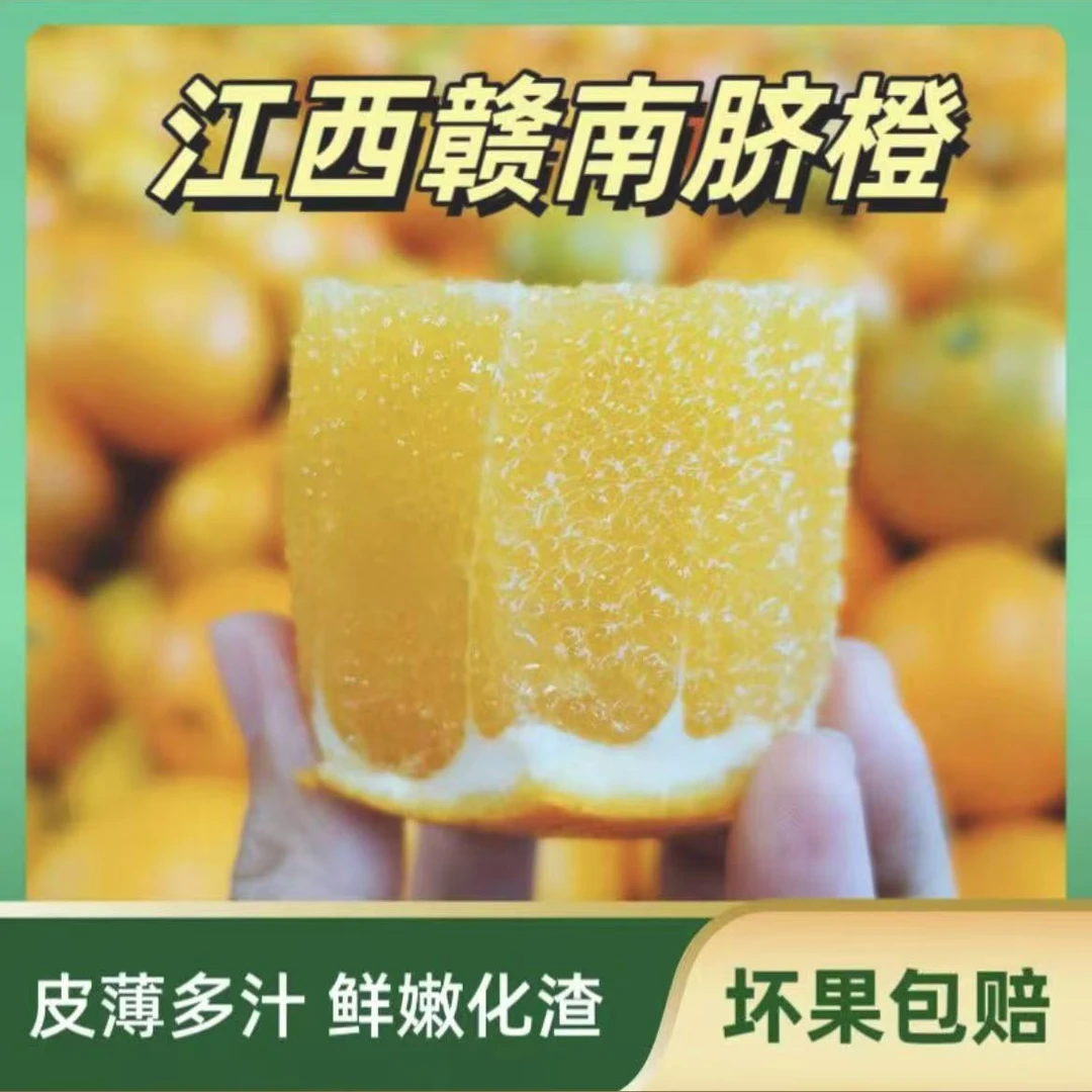 【正宗江西赣南脐橙】新鲜橙子手剥甜橙果王带箱5/10斤【年货节】