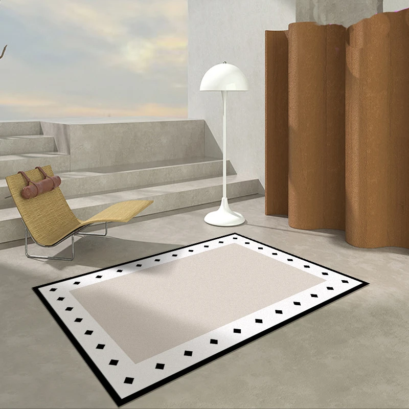 法式浪漫法式中古客厅地毯复古防滑卧室家用网红仿羊绒柔软茶几垫