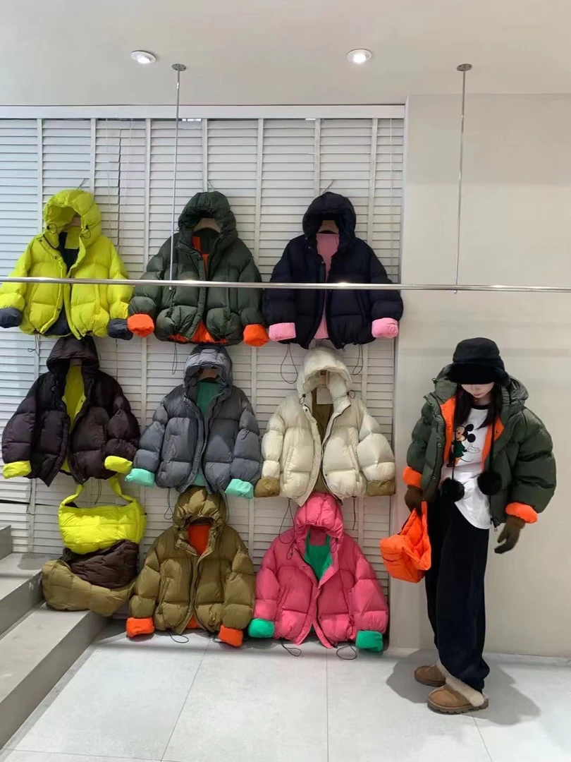 冬季百搭时尚保暖带帽潮流短款