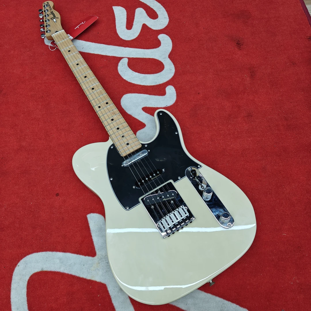 特价fender芬达电吉他0147502301墨豪枫木指板白金色tele