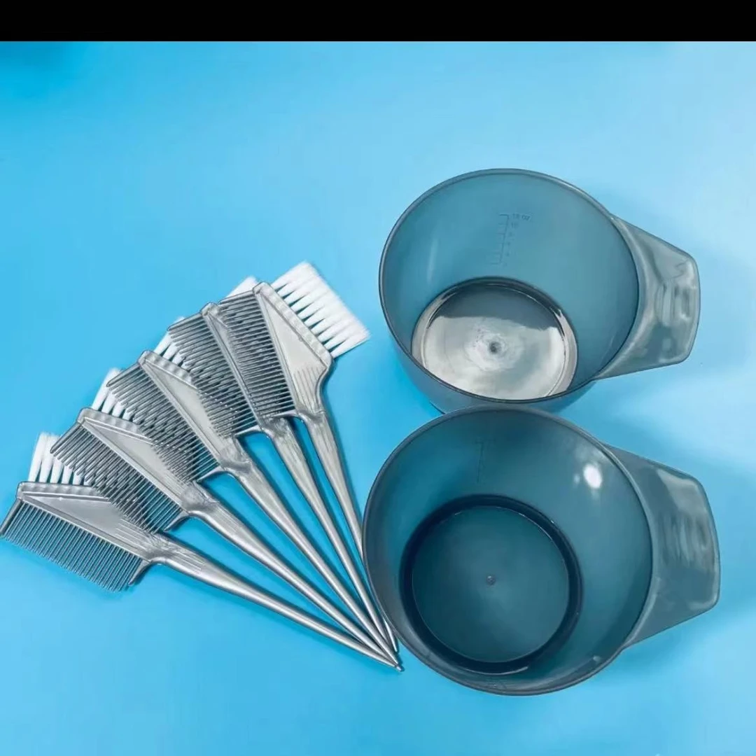 染发碗（2只）染发刷（5把）发廊专用    9.9元包邮