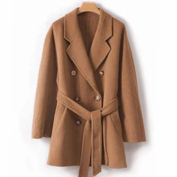 【801短大衣驼绒】不看图片 已直播间主播款式为主 双面尼大衣