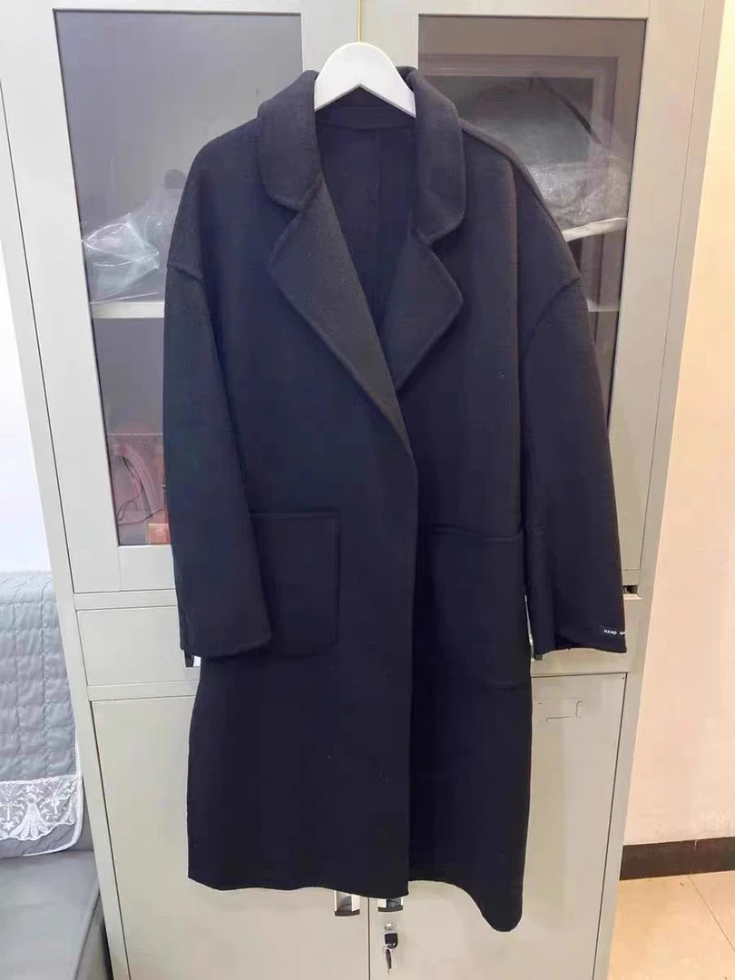 【F001-F100】孤品大衣女中长款系带外套