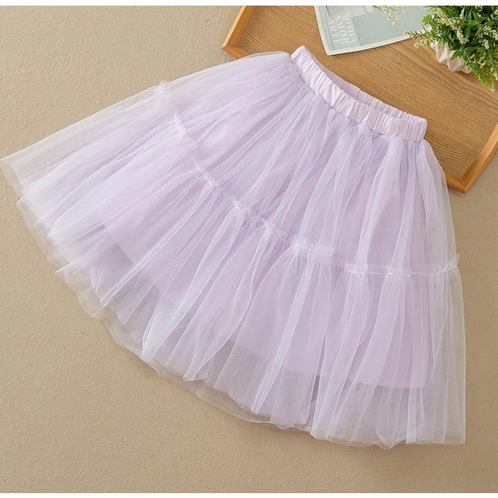 女童网纱裙半身裙2025短裙儿童蓬蓬裙女孩网纱裙公主裙短春秋