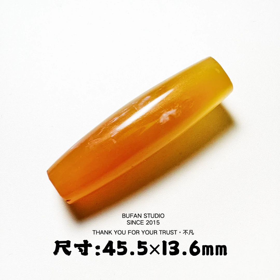 pyu大尺寸红玉髓长管锁骨