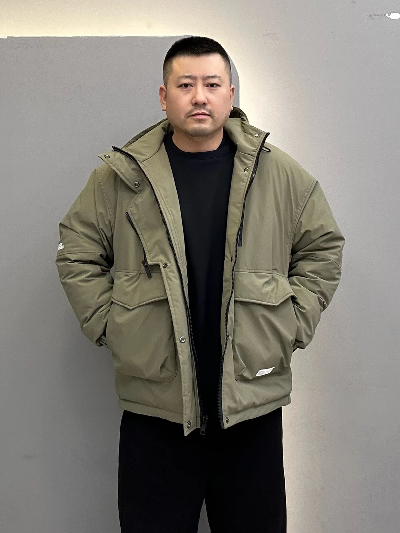 【连帽户外棉服】-零下15°可穿冬季大码加肥加大宽松外套8863