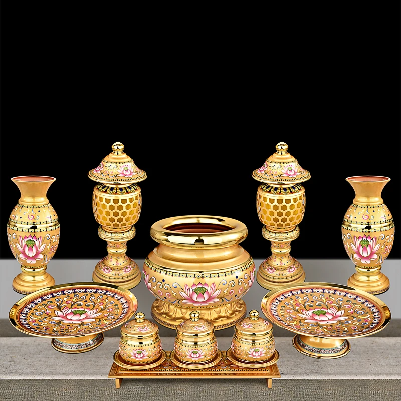 家居花瓶水杯套装组合桌面摆件