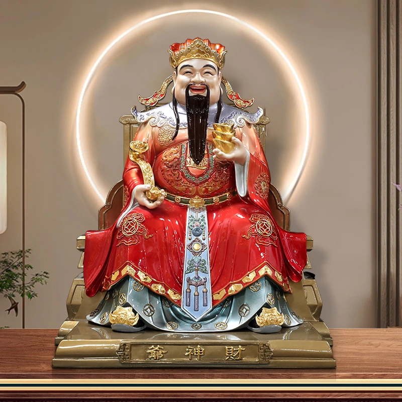 铜文财神家居公司乔迁摆件