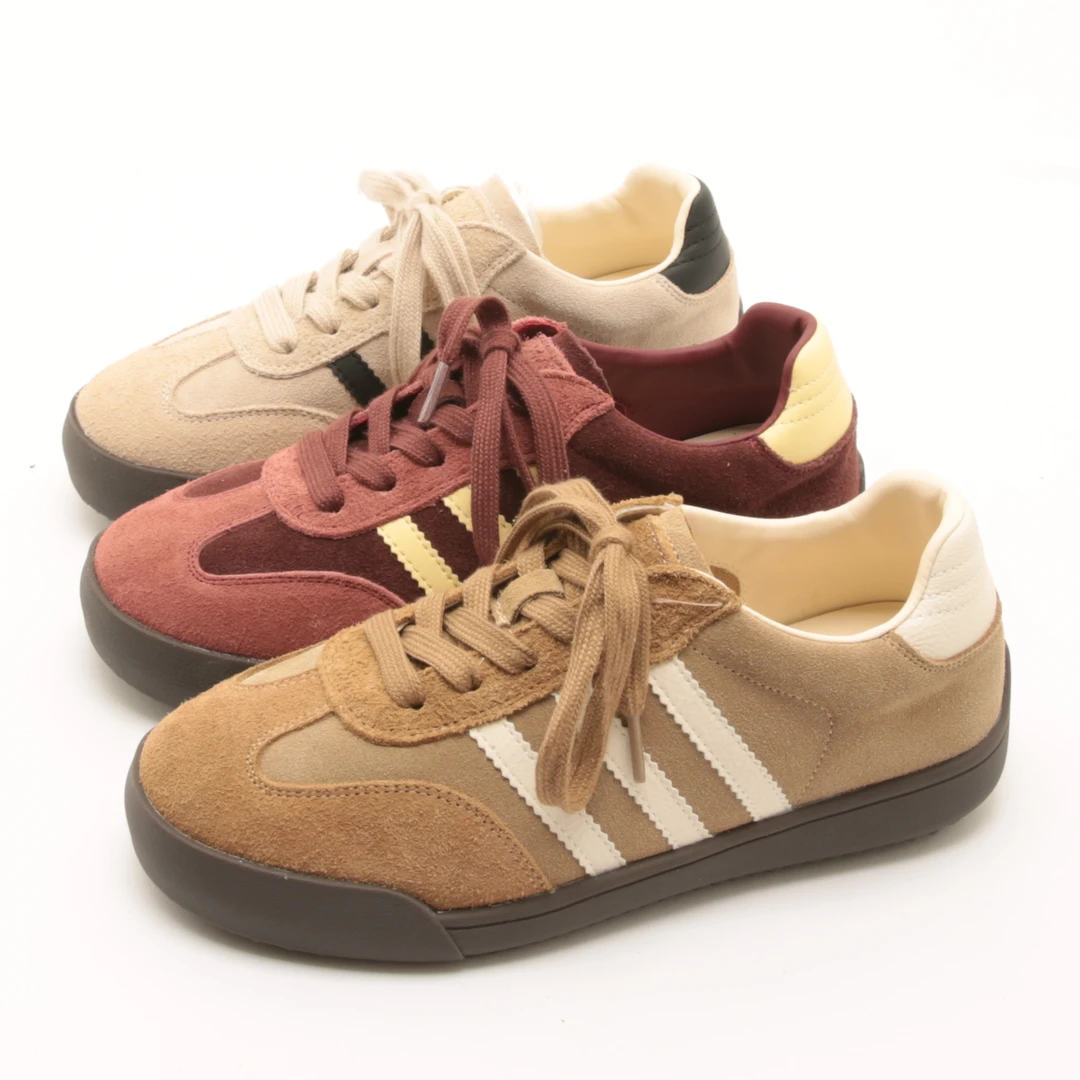 4942春秋新款真皮平跟德训鞋休闲板鞋复古百搭平底单鞋潮流女鞋