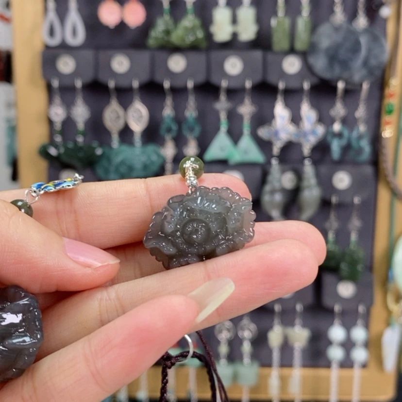 【闪购商品】和田玉耳饰未镶嵌卿*LX32