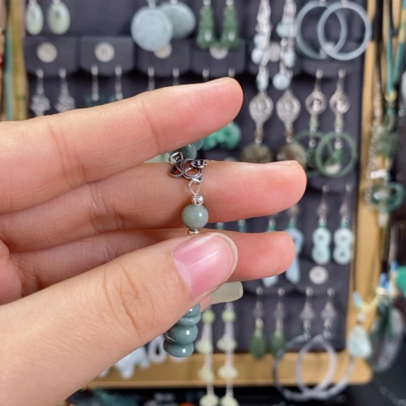 【闪购商品】翡翠耳饰未镶嵌7****4差价X30