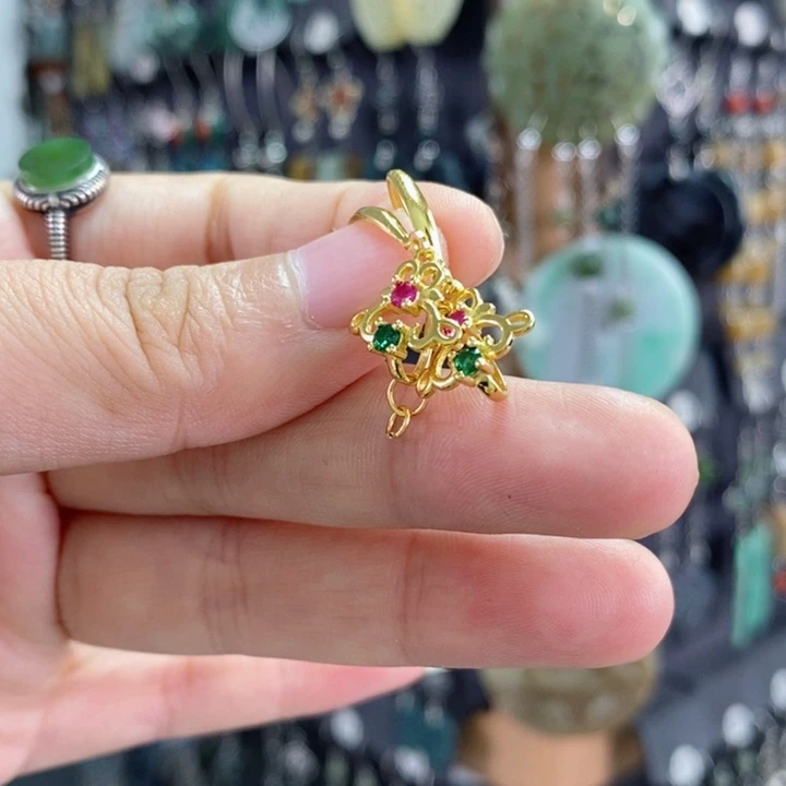 和田玉耳饰银S925镶嵌湘**宝X36