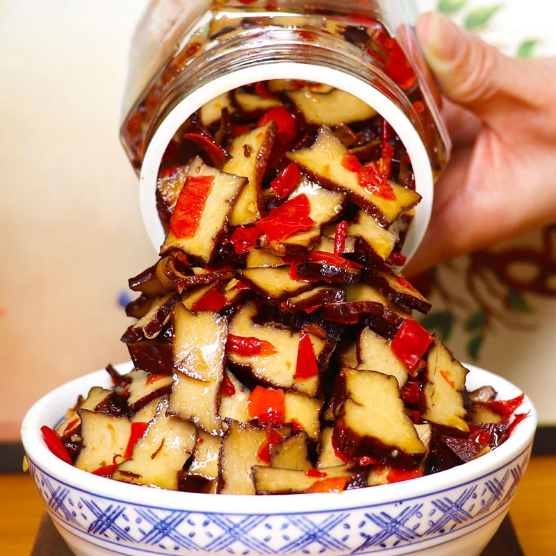 馋浏香辣香干下饭菜湖南特产休闲零食麻辣柴火卤菜开胃即食瓶装