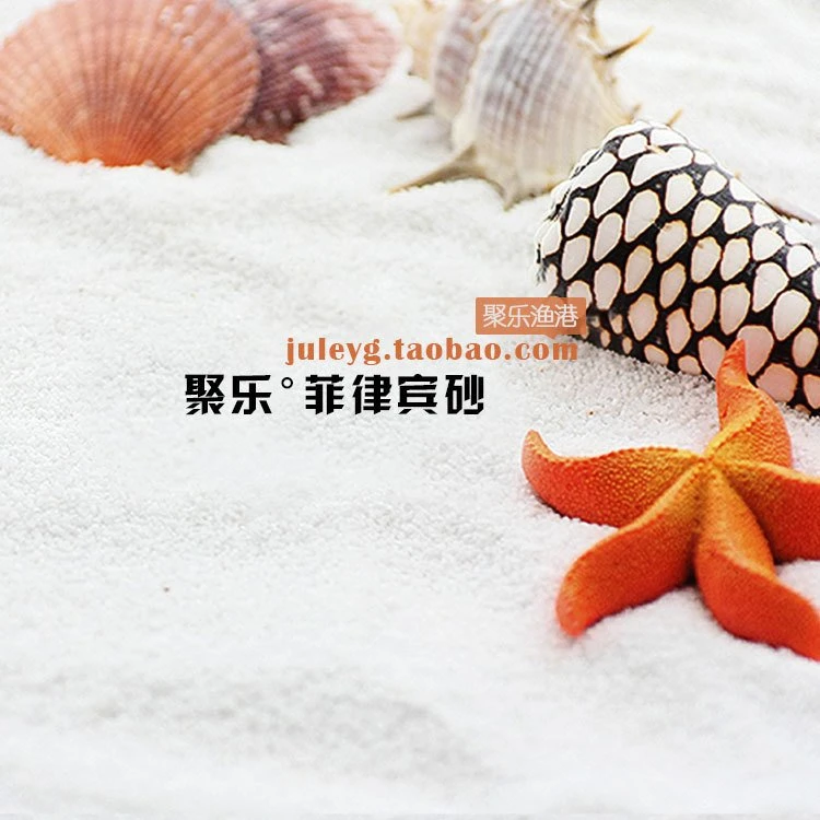 三湖慈鲷底沙 菲律宾沙 贝壳砂造景白沙水族箱鱼缸造景装饰底沙