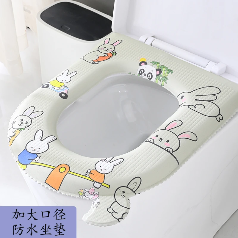EVA防水马桶坐垫大口径加厚家用可擦粘贴夏季免洗座圈四季通用