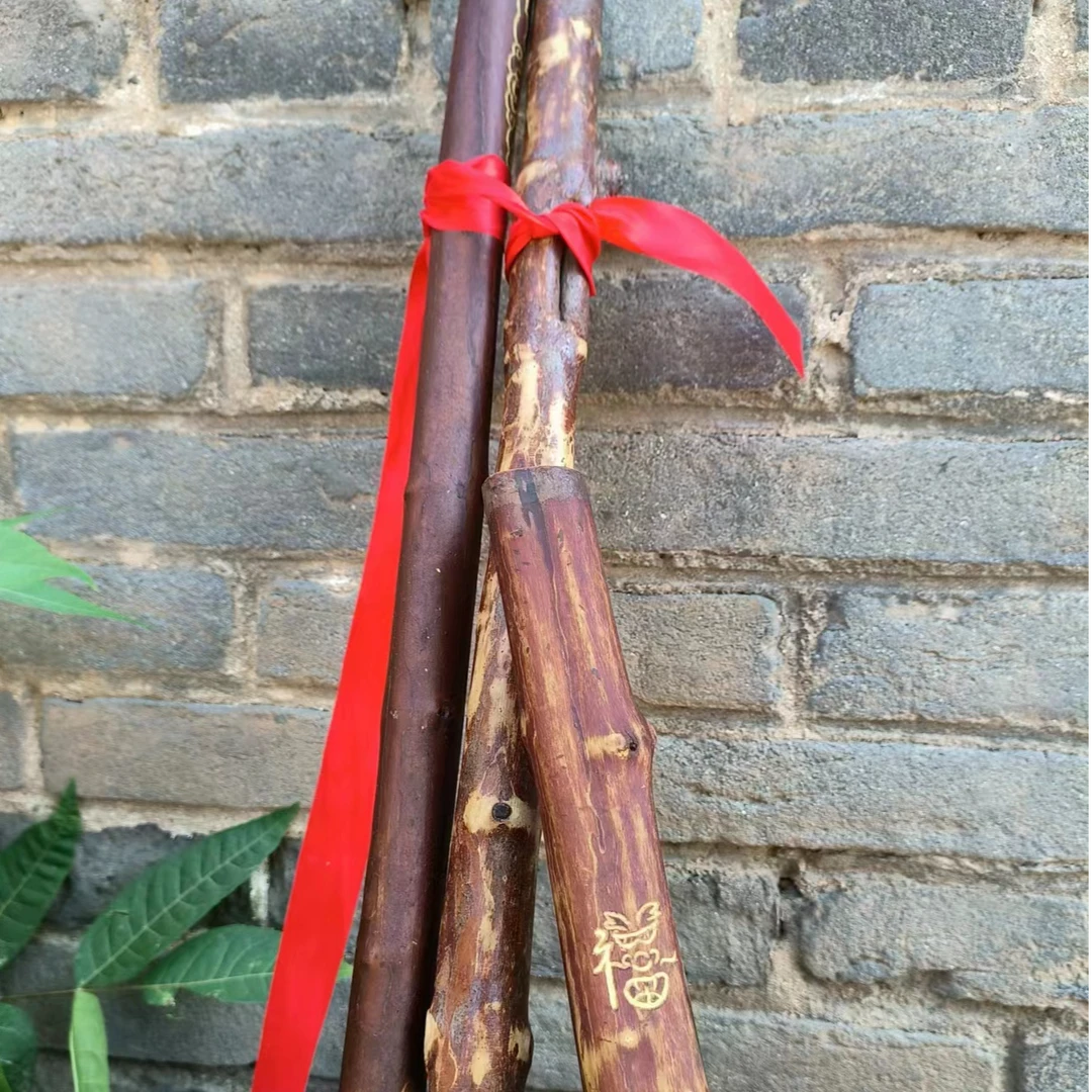 【雀梅棍】对节木 登山棍，鞭杆，武术老人敲背车载随身客厅卧室