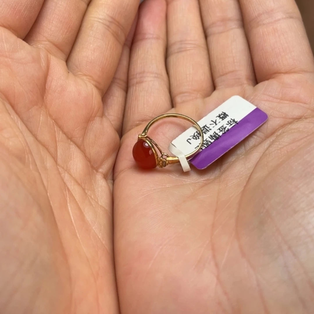 【闪购商品】南红玛瑙手串9多样性发118K金镶嵌