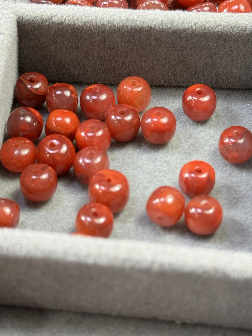 原矿南红8mm老型珠（多样性发其一）A15