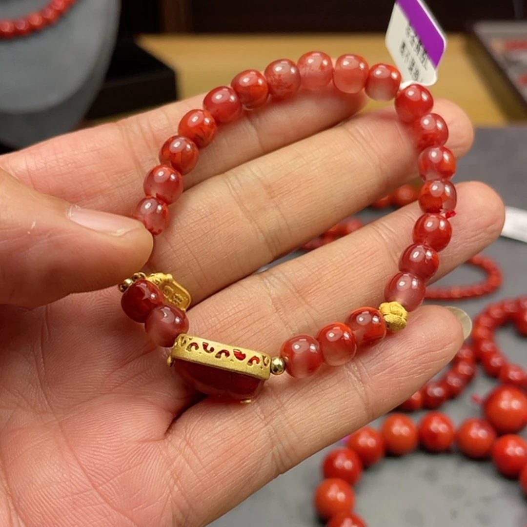 【闪购商品】南红玛瑙手串未镶嵌