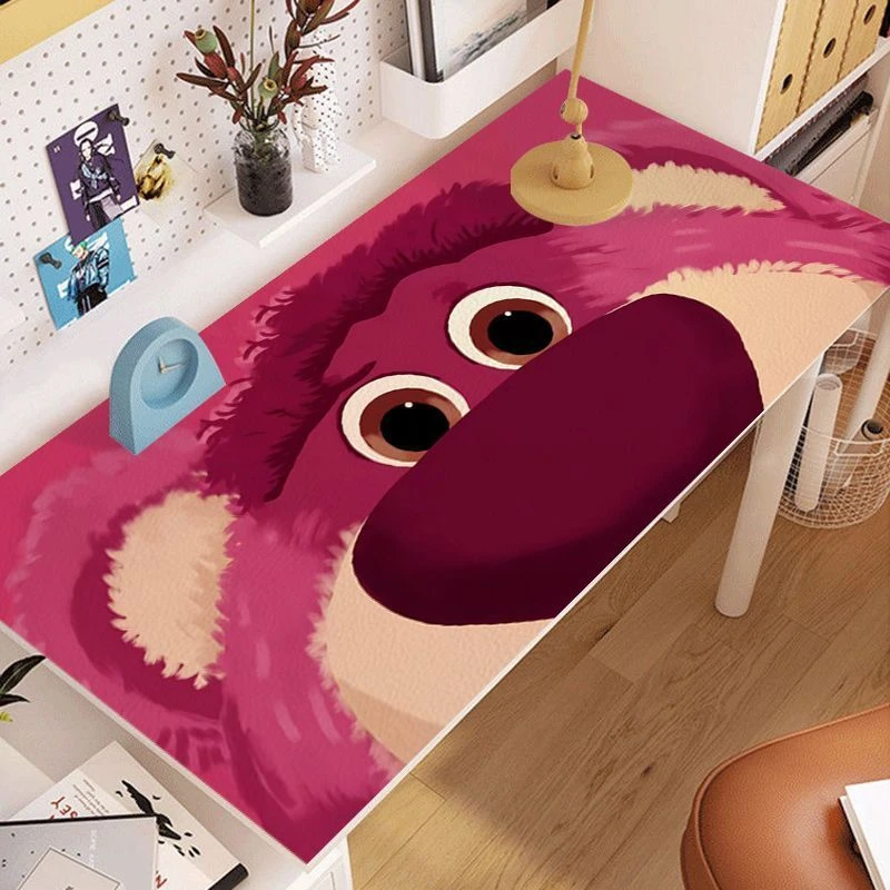 粉色学习桌垫卡通学生耐脏易擦写字台垫宿舍桌面垫免洗环保书桌垫