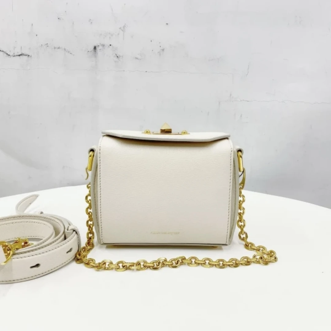 95新 Alexander McQueen/亚历山大·麦昆 /Lemon Vintage/箱包4976