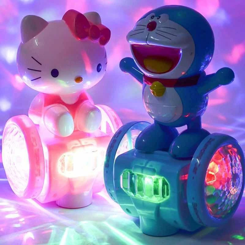 儿童玩具平衡车唱歌走路旋转灯光炫酷1-2-4周岁男女童小孩子玩具