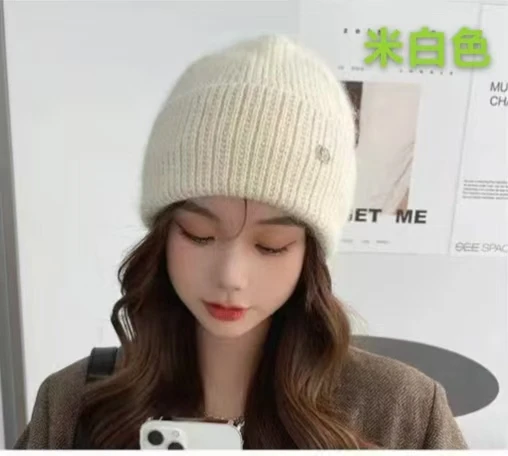 女士加绒护耳保暖帽