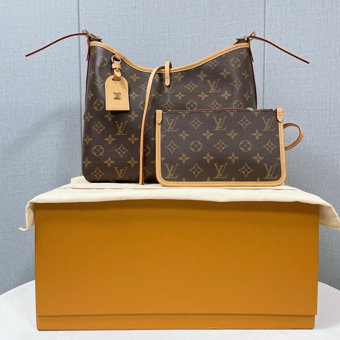 99新 LOUIS VUITTON PARIS  Carryall小号 芯片款 子母包