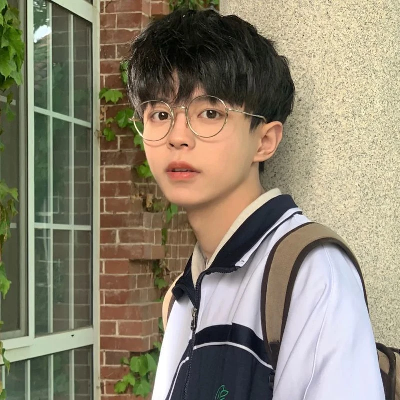 金丝边框眼镜男潮痞帅时尚百搭日系圆框近视潮男网红复古男士镜框