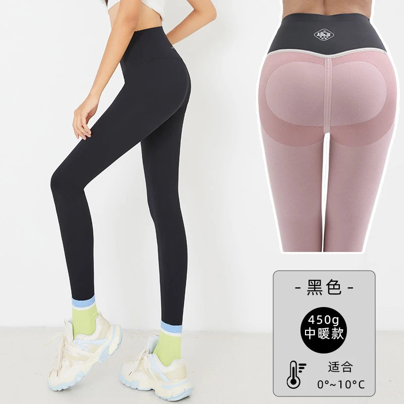 高腰显瘦加厚鲨鱼裤女外穿芭比裤女提臀加绒打底裤秋冬瑜伽运动