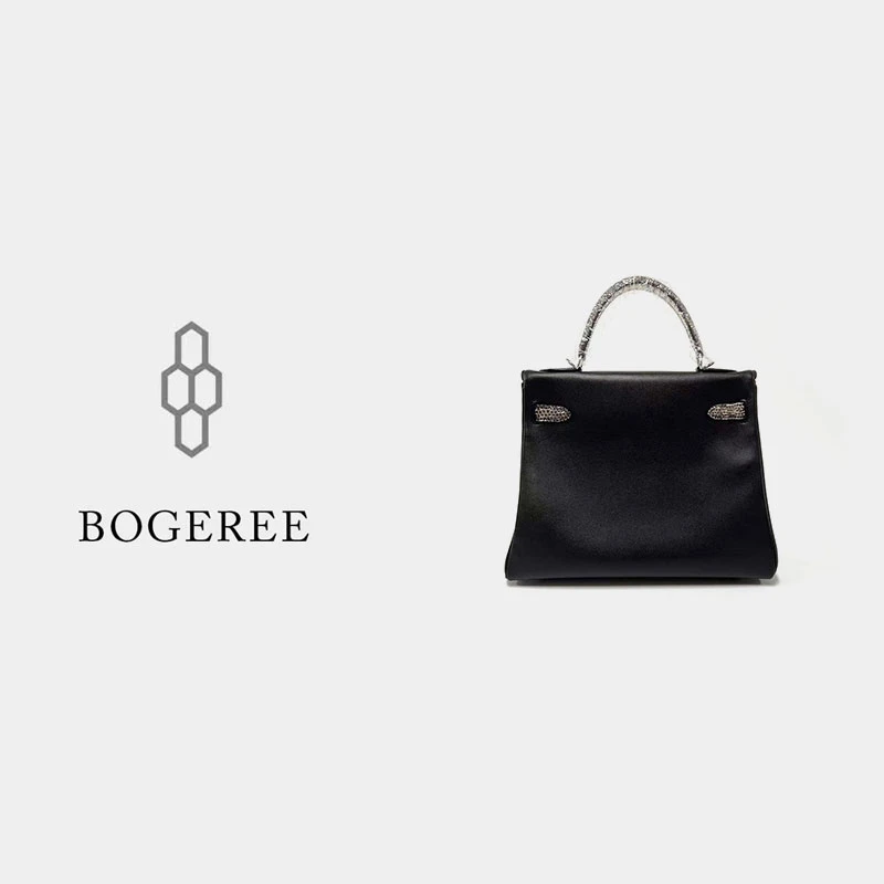 【BOGEREE】漫漫 · 手工高定25/28cm牛皮手提包  2009P-1 kl 蜥蜴带