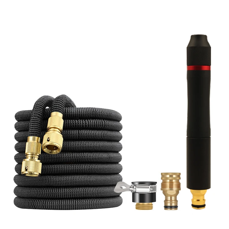 多功能高压增压洗车洗地水枪套装伸缩水管水枪组合魔术园林浇水