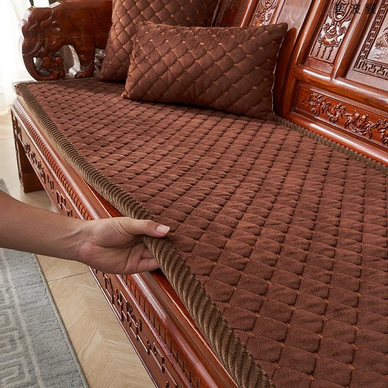 红木沙发垫坐垫子布艺加厚防滑款秋冬实木坐垫椅垫沙发垫夏季凉垫