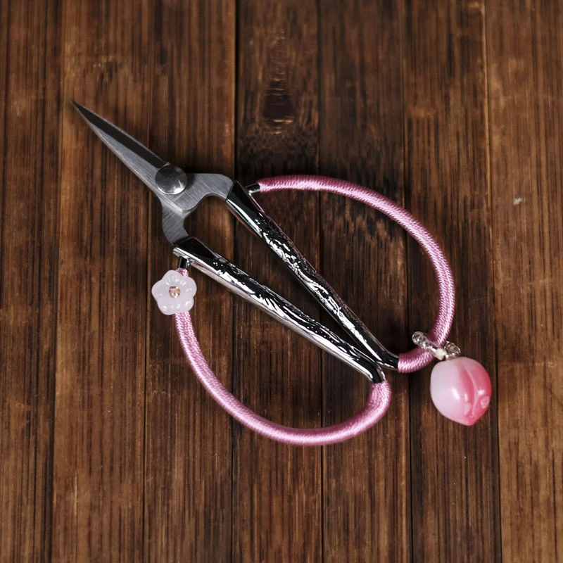 【静姐小院】粉线小桃子剪刀（Q3624）