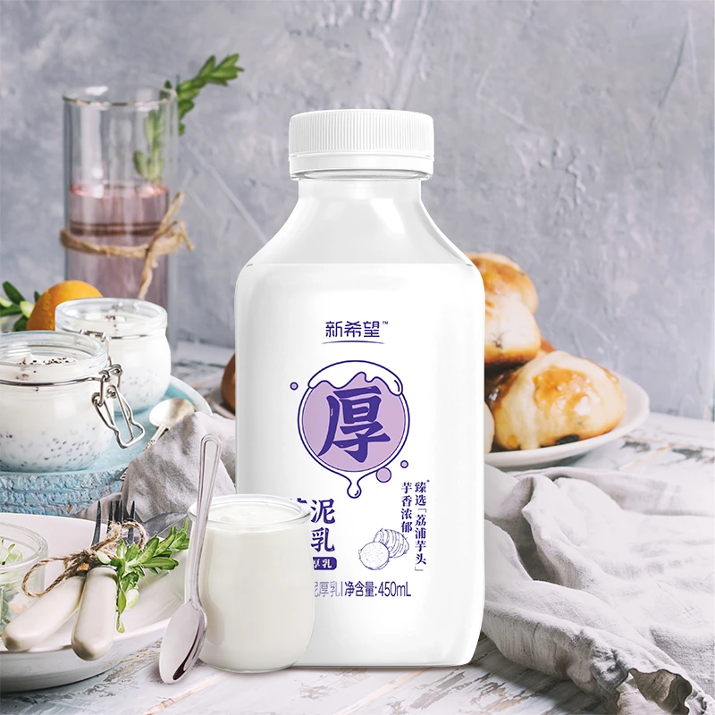 白帝臻鲜 新希望芋泥牛乳450ml*6瓶 香浓可口